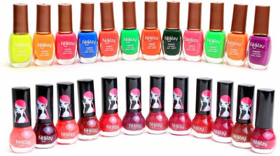 

Foolzy Pack Of 24 Juicy In Juice Nail Paint Multicolor(Pack of 24)