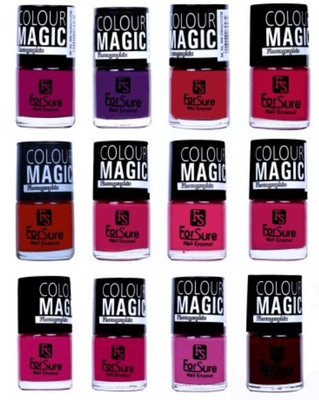 

Susha Forsure Vision Nail Polish (Pack of 12)-VNP113TO124 Multicolor-VNP113TO124