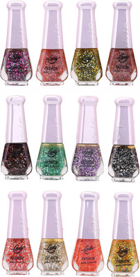 

Lady Fashion Nail Polish Wholesale Pack 2112201613 Multicolor,(Pack of 12)