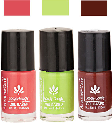 

Aroma Care Googly Gel Nail Polish 46201633 Multicolor,(Pack of 3)