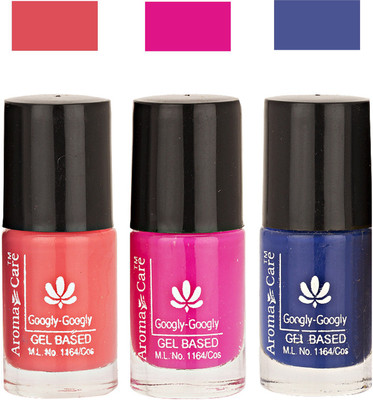 

Aroma Care Googly Gel Nail Polish 46201676 Multicolor,(Pack of 3)