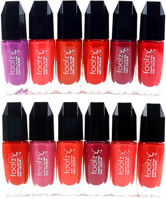 

Foolzy Set of 12 Nail Polish Multicolor DM-12-11