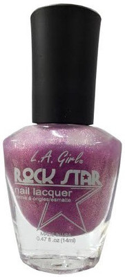 

L.A. Girl Rock Star Nail Lacquer Polish Party Scandal Nl127, Pink