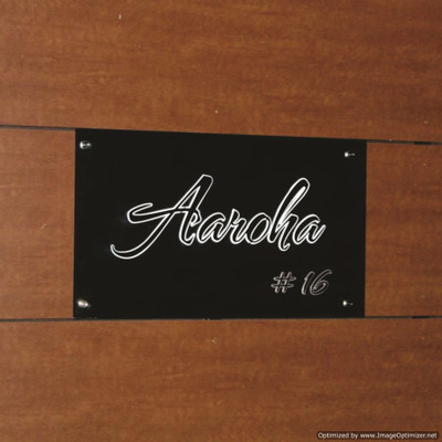 

P5 AD STOP Stainless Steel SS laser Cut Plate with LED Light illuminated Name Plate(Steel)