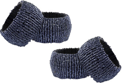 

DakshCraft ACB138 Set of 4 Napkin Rings(Blue)