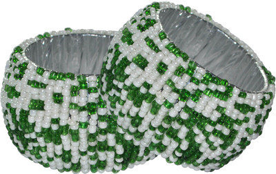 

DakshCraft RX001 Set of 2 Napkin Rings(Green)