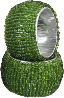 

DakshCraft ACB131 Set of 2 Napkin Rings(Green)