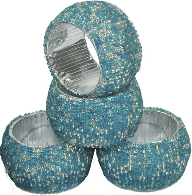 

DakshCraft ACB174 Set of 4 Napkin Rings(Multicolor)