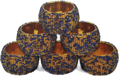 

DakshCraft ACB172 Set of 6 Napkin Rings(Multicolor)