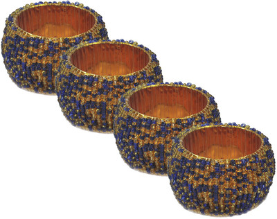

DakshCraft ACB171 Set of 4 Napkin Rings(Multicolor)