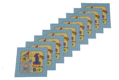 

Funcart Fun at 1 Boy Blue Napkins(9 Sheets)