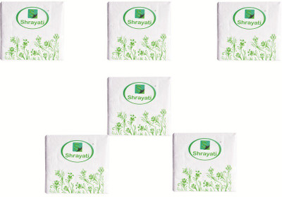 

Shrayati Shrayati Healthy Wealthy Lunch Paper Napkins White Napkins(6 Sheets)