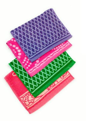 

Cotton Colors floral napkin Multicolor Napkins(4 Sheets)