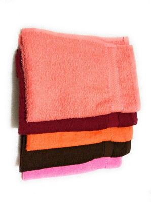 Cotton colors Plain Napkin Multicolor Cloth Napkins(5 Sheets)