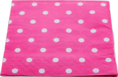 

Funcart Party Polka Dots Pink Napkins(20 Sheets)