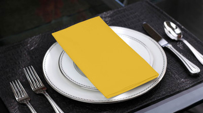 

Lushomes Lemon chrome Yellow Napkins(6 Sheets)
