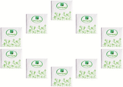 

Shrayati Shrayati Healthy Wealthy Lunch Paper Napkins White Napkins(10 Sheets)