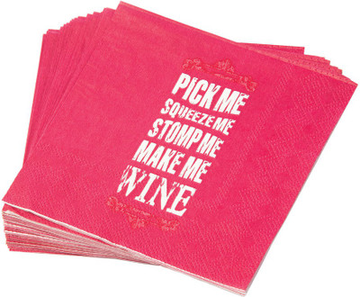 

True Vino Pick Me Napkins (Set of 20x2) Multicolor Napkins(40 Sheets)