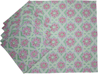 

Morning Blossom Designer Multicolor Napkins(6 Sheets)