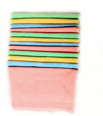 

Cotton Colors Plain napkin Multicolor Napkins(12 Sheets)