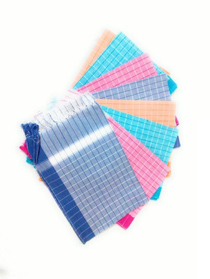 

Cotton Colors Chexs Multicolor Napkins(8 Sheets)