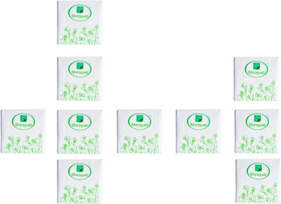 

Shrayati Shrayati Farewell Parties White Napkins(10 Sheets)