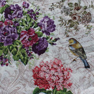 

Tootpado Tissue Paper Decoupage 33 x 33 cm (Pack of 20) - Animal Bird Design (1l1323) - Decoration Party Napkin for Art & Craft Supplies Multicolor Napkins(20 Sheets)