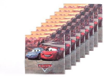

Funcart Cars Party Multicolor Napkins(9 Sheets)
