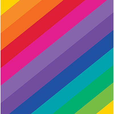 

Creative Converting Rainbow Beverage Napkin Multicolor Napkins(16 Sheets)