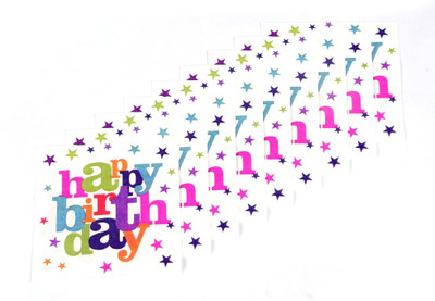 

Funcart Star Birthday Multicolor Napkins(9 Sheets)