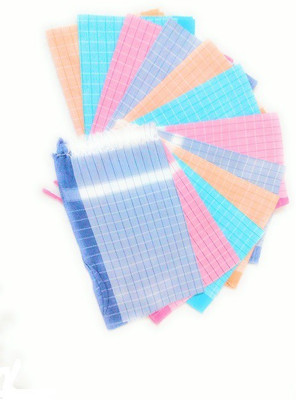 

Cotton Colors Chexs Multicolor Napkins(12 Sheets)