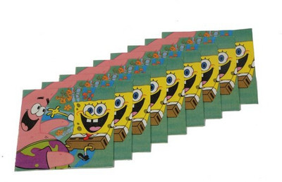 

Funcart Spongy Bob Multicolor Napkins(9 Sheets)