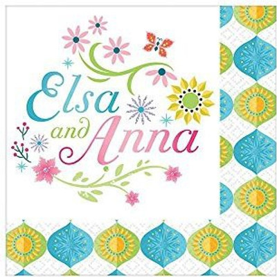 

Amscan Disney Frozen Fever Beverage Napkins Multicolor Napkins(16 Sheets)