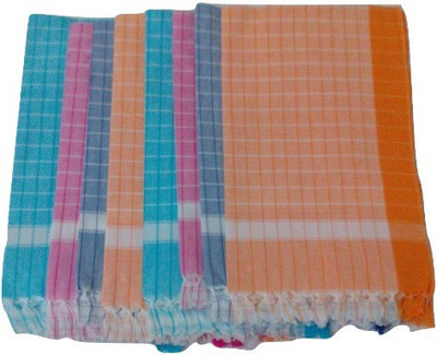 

Cotton Colors Chexs Multicolor Napkins(8 Sheets)