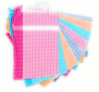 

Cotton Colors Chexs Multicolor Napkins(8 Sheets)