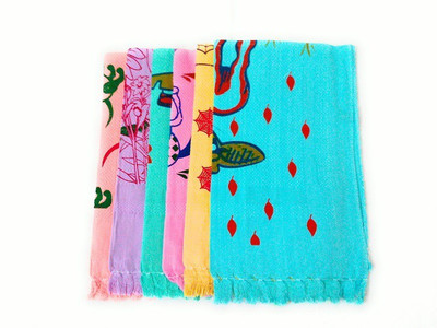

Cotton Colors printed Multicolor Napkins(6 Sheets)