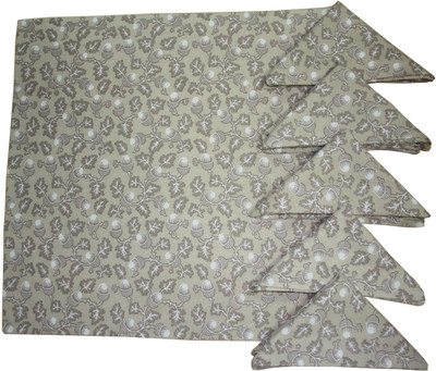 

Morning Blossom Designer Multicolor Napkins(6 Sheets)