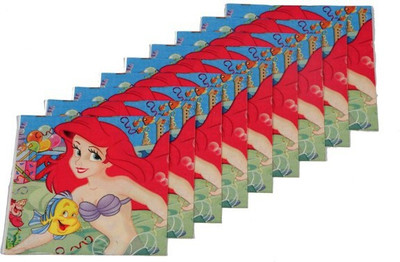 

Funcart The Little Mermaid Multicolor Napkins(9 Sheets)