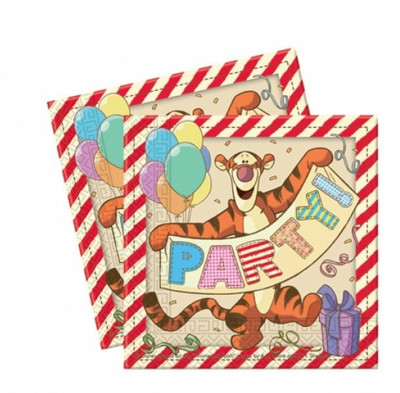 

Planet Jashn Planet Jashn Winnie Alphabet Two-ply Paper Napkins 20 ct. Multicolor Napkins(20 Sheets)