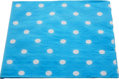 

Funcart Party Polka Dots Blue Napkins(20 Sheets)