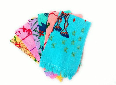 

Cotton Colors printed Multicolor Napkins(6 Sheets)