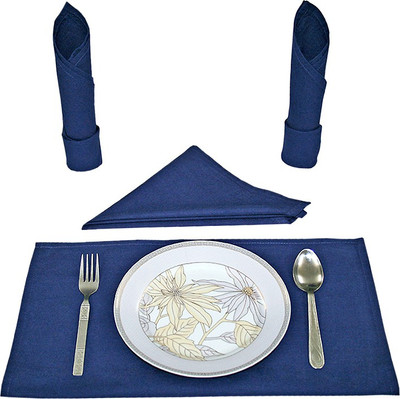 

Sriam RGV00076Blue Blue Napkins(4 Sheets)