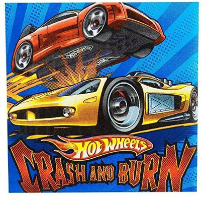 

Amscan Wheels Speed City Luncheon Napkins Multicolor Napkins(16 Sheets)