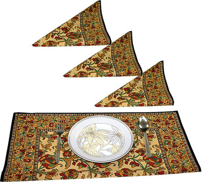 

Sriam RGV00074Multicolor Multicolor Napkins(4 Sheets)