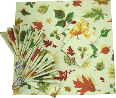 

Morning Blossom Designer Multicolor Napkins(6 Sheets)