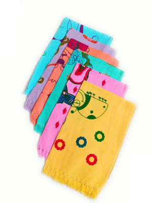 

Cotton Colors Printed napkins Multicolor Napkins(6 Sheets)