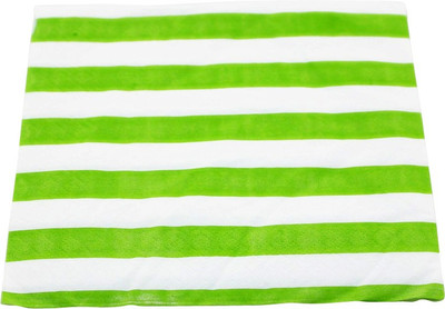 

Funcart Party Striped Green Napkins(20 Sheets)