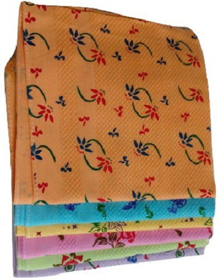 

Cotton Colors Floral printed Multicolor Napkins(6 Sheets)