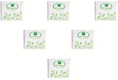 

Shrayati Premium White Napkins(6 Sheets)