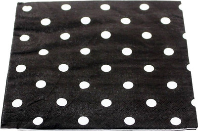 

Funcart Party Polka Dots Black Napkins(20 Sheets)